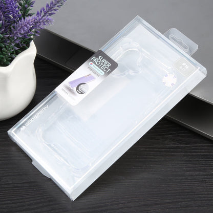 Pour iPhone 16 Coque de Téléphone en TPU Antichoc à Quatre Coins MERCURY GOOSPERY SUPER (Transparente)