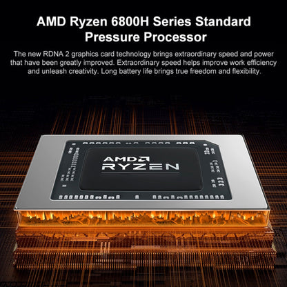 Xiaomi Book Pro 14 inch Laptop, 16GB+512GB, Windows 11 Home Chinese Version, AMD Ryzen 7 6800H Octa Core(Grey)