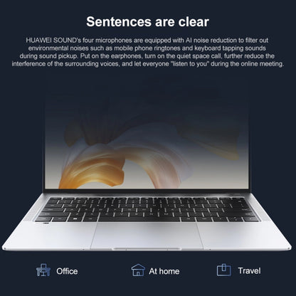 HUAWEI MateBook X Pro Laptop, 16GB+512GB, 14.2 inch Touch Screen Windows 11 Home Chinese Version, Intel 12th Gen Core i5-1240P Integrated Graphics(Dark Grey)