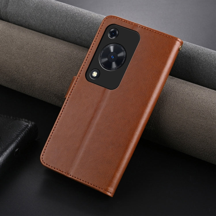For Huawei Enjoy 70 AZNS Sheepskin Texture Flip Leather Phone Case(Brown)