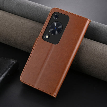 For Huawei Enjoy 70 AZNS Sheepskin Texture Flip Leather Phone Case(Brown)