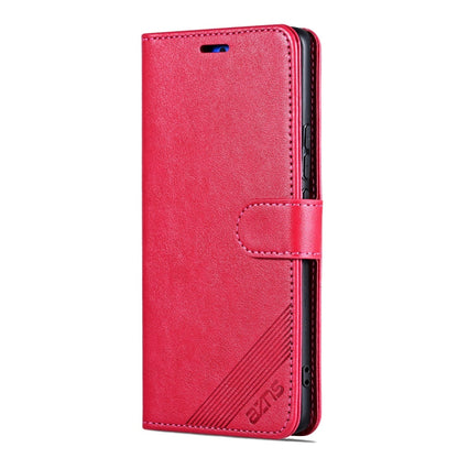 Pour la coque de téléphone en cuir à rabat texturé en peau de mouton AZNS Huawei Pura 70 Ultra (rouge)