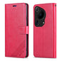 Pour la coque de téléphone en cuir à rabat texturé en peau de mouton AZNS Huawei Pura 70 Ultra (rouge)