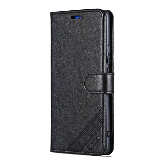 For OPPO Find X7 AZNS Sheepskin Texture Flip Leather Phone Case(Black)