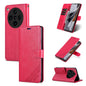 Pour Coque de téléphone en cuir à rabat texturé en peau de mouton AZNS pour OPPO Find X8 Pro (Rouge)