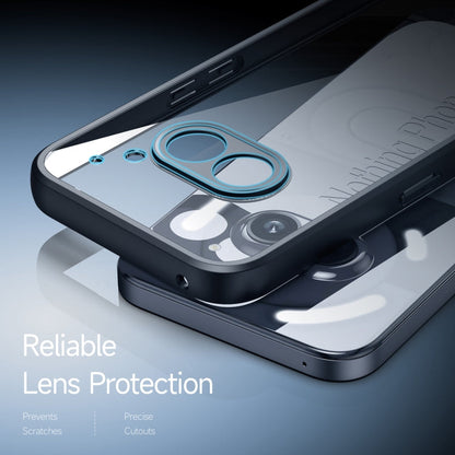 Pour Nothing Phone 2a Coque de téléphone DUX DUCIS Aimo Series TPU + PC givré (Noir)