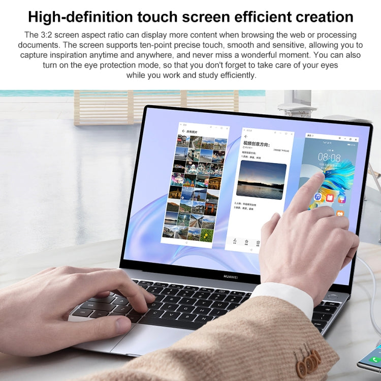 HUAWEI MateBook X Laptop, 16GB+512GB, 13 inch Touch Screen Windows 11 Home Chinese Version, Intel 11th Gen Core i7-1160G7 Integrated Graphics(Green)