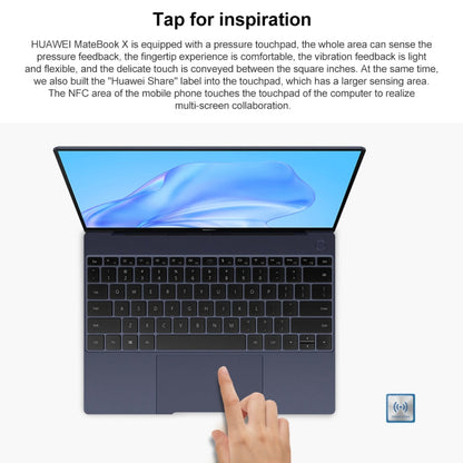 HUAWEI MateBook X Laptop, 16GB+512GB, 13 inch Touch Screen Windows 11 Home Chinese Version, Intel 11th Gen Core i7-1160G7 Integrated Graphics(Green)