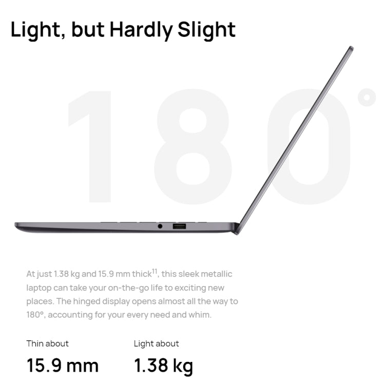 HUAWEI MateBook B3-430 Laptop, 16GB+512GB, 14 inch Windows 11 Home Chinese Version, Intel 12th Gen Core i5-1240P Integrated Graphics(Dark Grey)