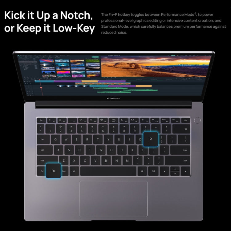 HUAWEI MateBook B3-430 Laptop, 16GB+512GB, 14 inch Windows 11 Home Chinese Version, Intel 12th Gen Core i7-1260P Integrated Graphics(Dark Grey)