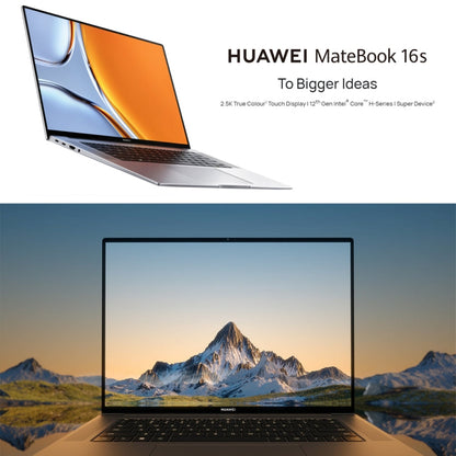 HUAWEI MateBook 16s Laptop, 16GB+1TB, 16 inch Touch Screen Windows 11 Home Chinese Version, Intel 12th Gen Core i9-12900H Integrated Graphics(Dark Grey)