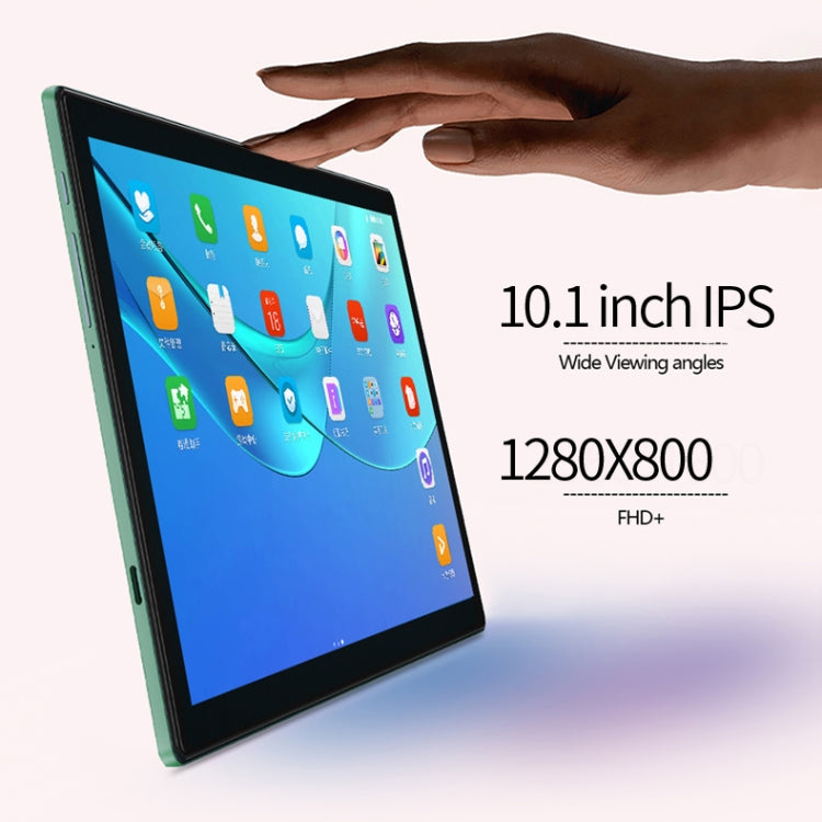 BDF P50 4G LTE Tablet PC 10.1 inch, 6GB+128GB, Android 12 MTK6762 Octa Core, Support Dual SIM, EU Plug(Silver)