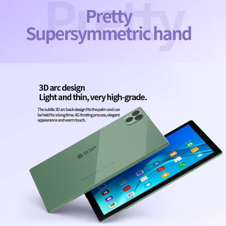 BDF P50 4G LTE Tablet PC 10.1 inch, 6GB+128GB, Android 12 MTK6762 Octa Core, Support Dual SIM, EU Plug(Silver)