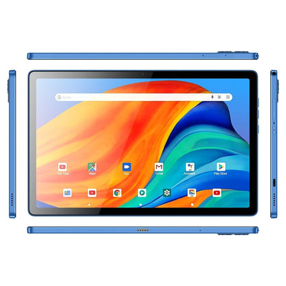 Tablette PC BDF P60 4G LTE 10,1 pouces, 8 Go+128 Go, Android 11 MTK6755 Octa Core, Double SIM, Prise EU (Bleu)