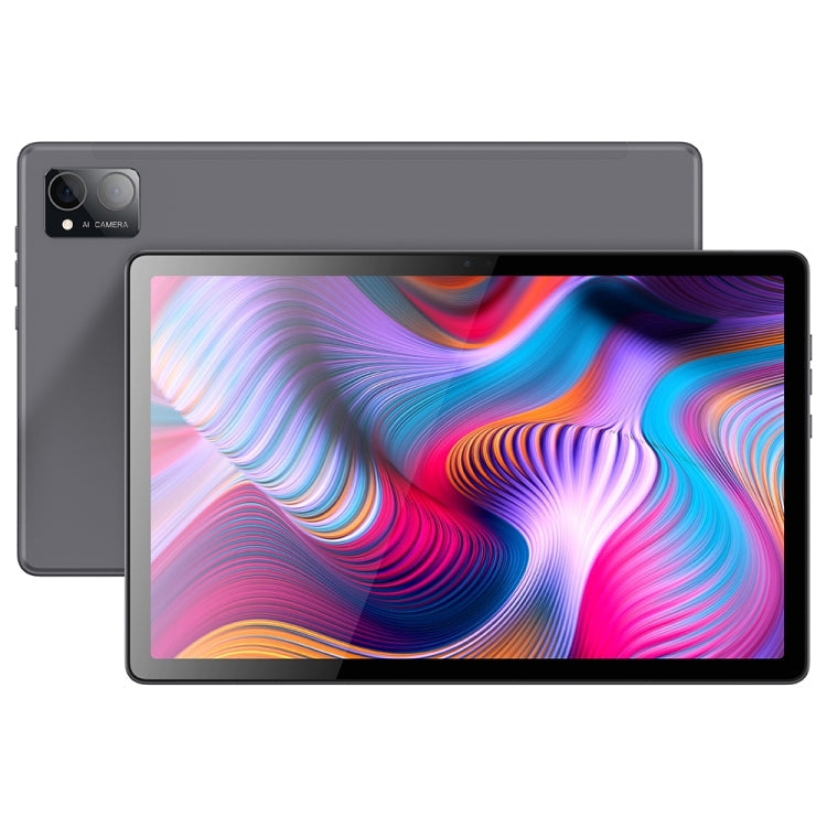 Tablette PC BDF P60 4G LTE 10,1 pouces, 8 Go + 128 Go, Android 11 MTK6755 Octa Core, Double SIM, Prise UE (Gris)