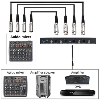XTUGA A400-H Professional 4-Channel UHF Wireless Microphone System with 4 Handheld Microphone(UK Plug)