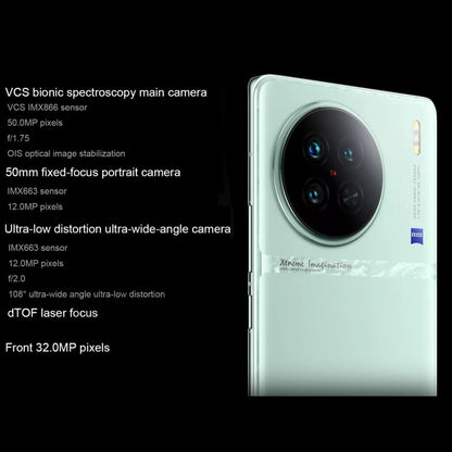 vivo X90s 5G,Triple Back Cameras, 8GB+256GB, Face ID Screen Fingerprint Identification, 6.78 inch Android 13.0 OriginOS 3 Dimensity 9200+ Octa Core, NFC, OTG, Network: 5G, Support Google Play(Black)