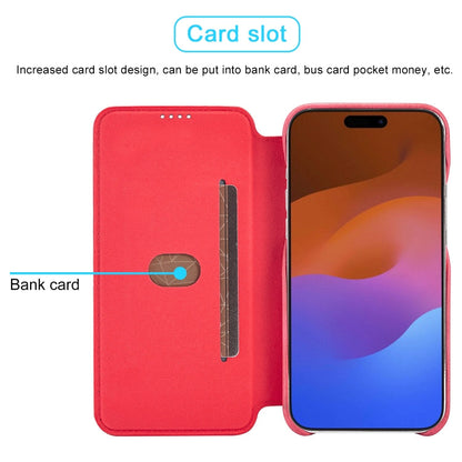 For iPhone 15 Pro Max LC.IMEEKE Hon Ancient Series Flip Leather Phone Case(Red)