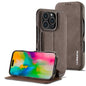 For iPhone 15 Pro Max LC.IMEEKE Hon Ancient Series Flip Leather Phone Case(Coffee)
