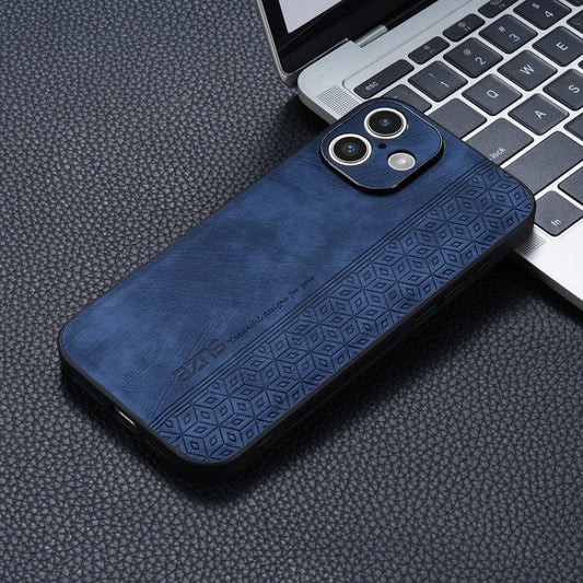 Pour iPhone 16 Coque de téléphone en relief 3D AZNS (Bleu saphir)