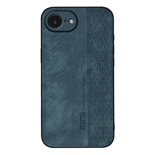 For iPhone 16e / 17e AZNS 3D Embossed Skin Feel Phone Case(Dark Green)