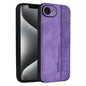 For iPhone 16e / 17e AZNS 3D Embossed Skin Feel Phone Case(Purple)