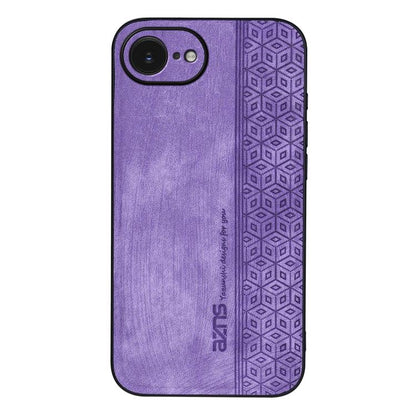 For iPhone 16e / 17e AZNS 3D Embossed Skin Feel Phone Case(Purple)