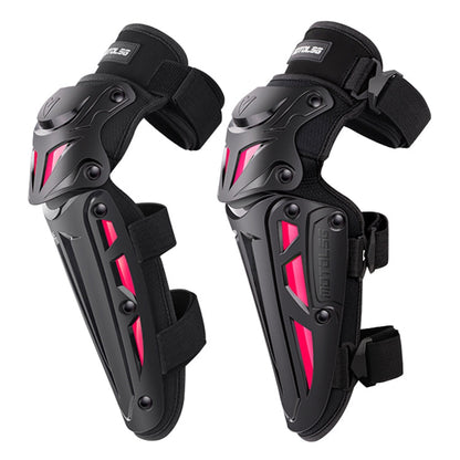 Protège-genoux 2 en 1 Motolsg MT-05 pour moto et vélo (rose)