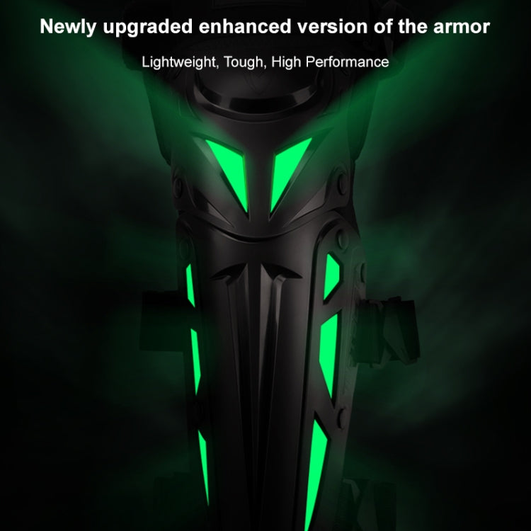 Motolsg MT-05 Motorcycle Bicycle Riding Protective Gear 4 in 1 Elbow Pads(Green)