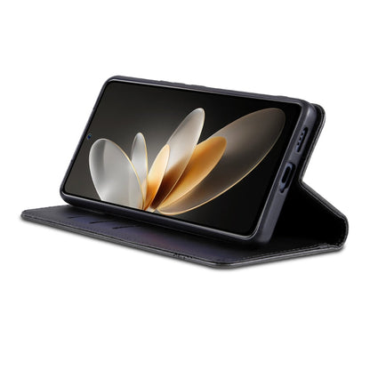 For OPPO K12x / OnePlus Nord CE4 Lite AZNS Magnetic Calf Texture Flip Leather Phone Case(Black)