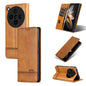 For OPPO Find X8 Pro AZNS Magnetic Calf Texture Flip Leather Phone Case(Light Brown)