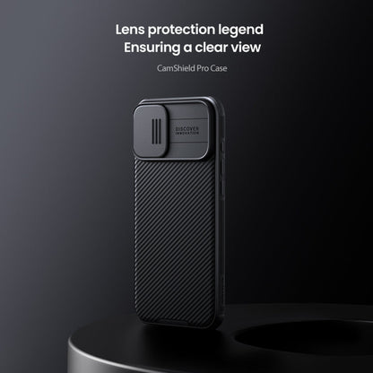 For iPhone 16 Plus NILLKIN CamShield Pro PC Phone Case(Black)
