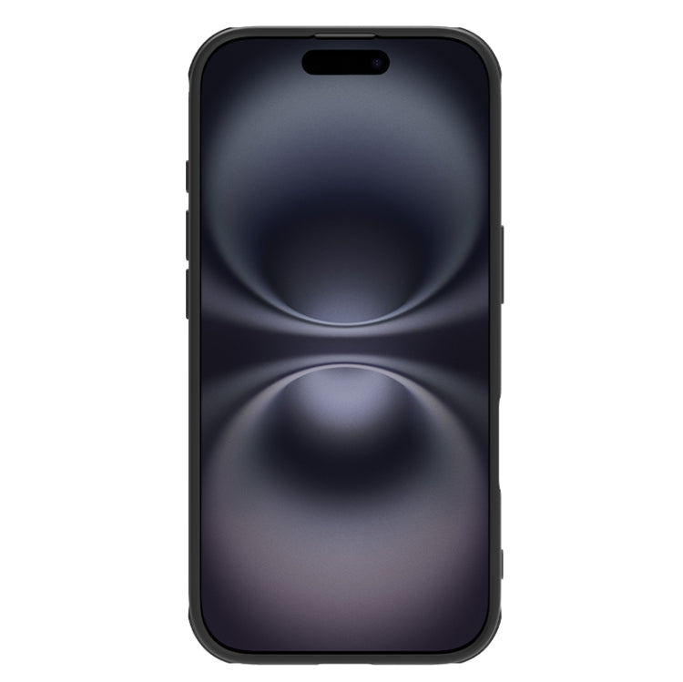 For iPhone 16 NILLKIN CamShield Pro PC Phone Case(Black)