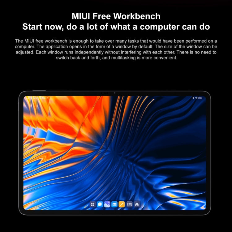 Xiaomi Pad 6 Max 14 pouces, 12 Go+512 Go, MIUI 14 OS Qualcomm Snapdragon 8+ Octa Core 4 nm, batterie 10000 mAh (noir)