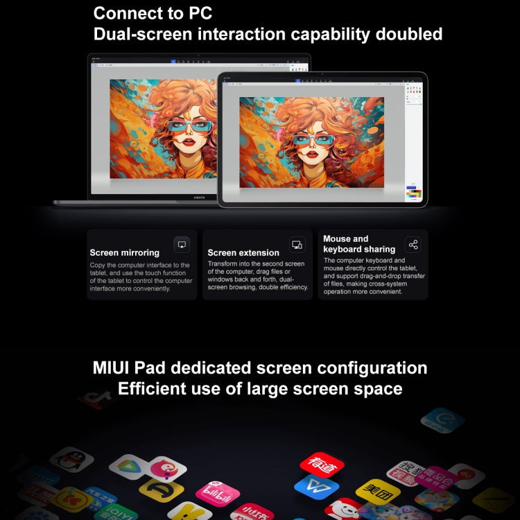 Xiaomi Pad 6 Max 14 inch, 12GB+512GB, MIUI 14 OS Qualcomm Snapdragon 8+ 4nm Octa Core, 10000mAh Battery(Silver)