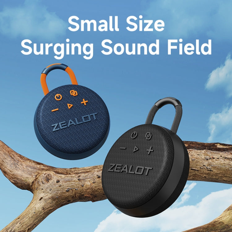 Zealot S77 IPX7 Waterproof Portable Wireless Bluetooth Speaker(Orange)