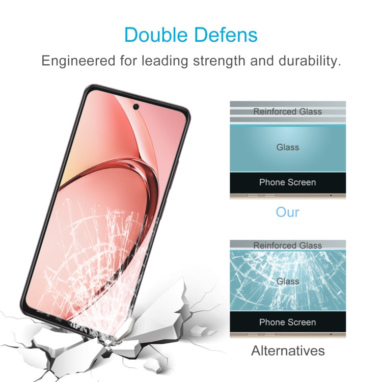Pour OPPO A80 5G / A3 5G Inde / 4G / A3x 4G Film en verre trempé 0,26mm 9H 2,5D