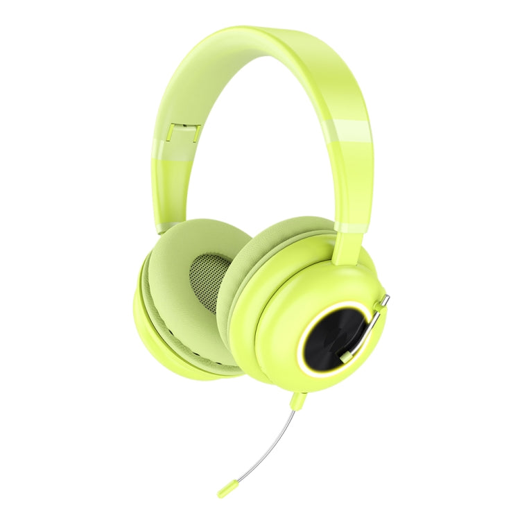 Casque sans fil pliable T&G KE-29 avec microphone (vert)