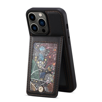For iPhone 15 Plus ESEBLE Star Series Lanyard Holder Card Slot Phone Case(Black)
