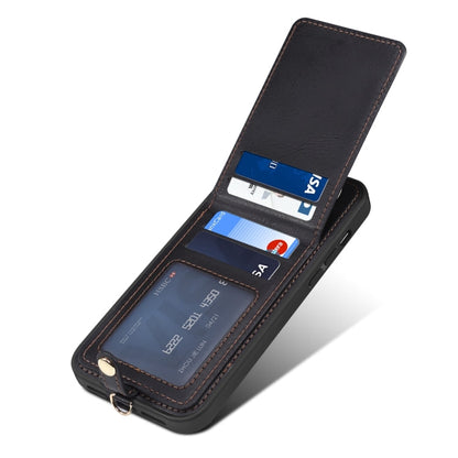 For iPhone 15 Plus ESEBLE Star Series Lanyard Holder Card Slot Phone Case(Black)