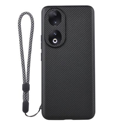 For Honor 90 ViLi TC Series Kevlar Carbon Fiber Texture Phone Case(Black)