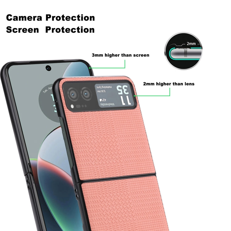 For Motorola Razr 40 ViLi TH Series Shockproof TPU + PC Phone Case(Pink)