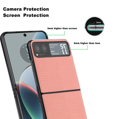 For Motorola Razr 40 ViLi TH Series Shockproof TPU + PC Phone Case(Pink)