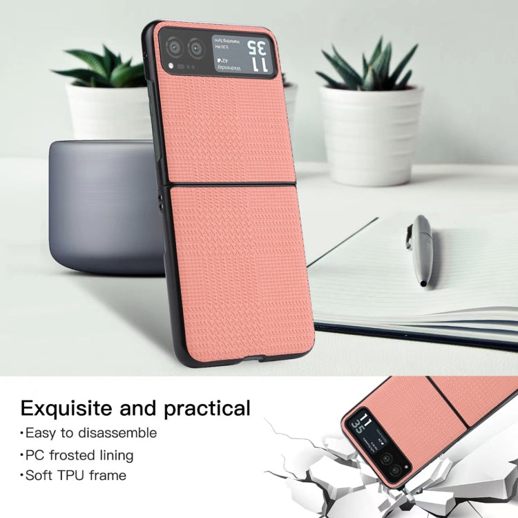 For Motorola Razr 40 ViLi TH Series Shockproof TPU + PC Phone Case(Pink)