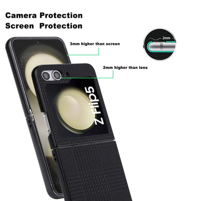 For Samsung Galaxy Z Flip5 ViLi TH Series Shockproof TPU + PC Phone Case(Black)