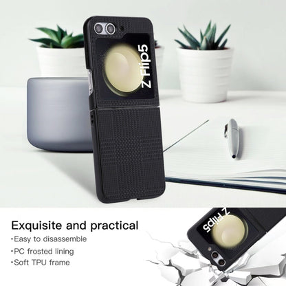 For Samsung Galaxy Z Flip5 ViLi TH Series Shockproof TPU + PC Phone Case(Black)