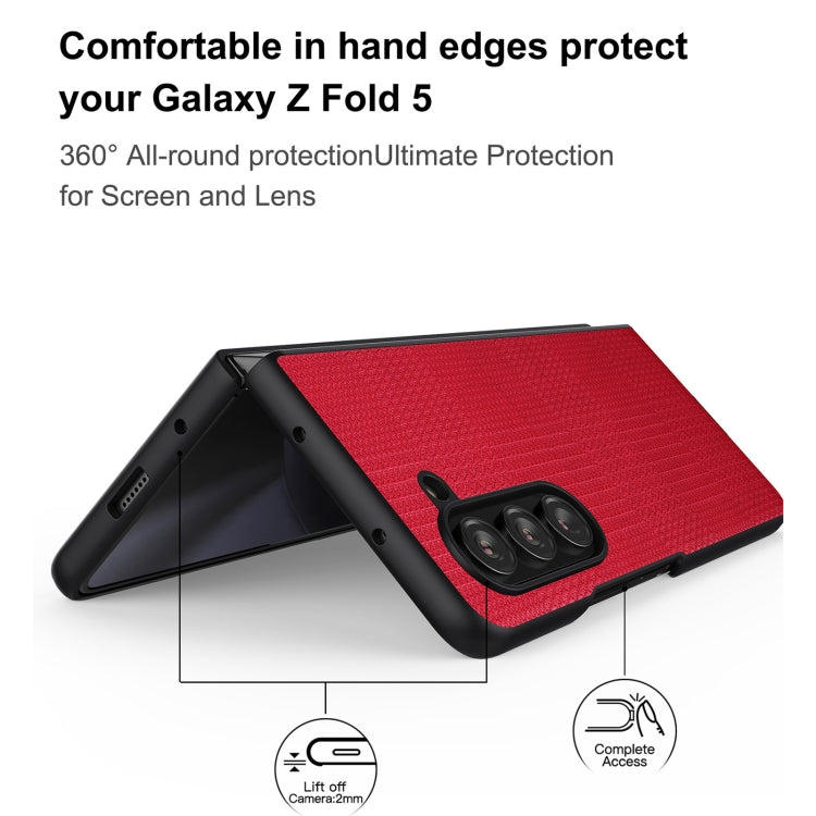 For Samsung Galaxy Z Fold5 ViLi TH Series Shockproof TPU + PC Phone Case(Red)