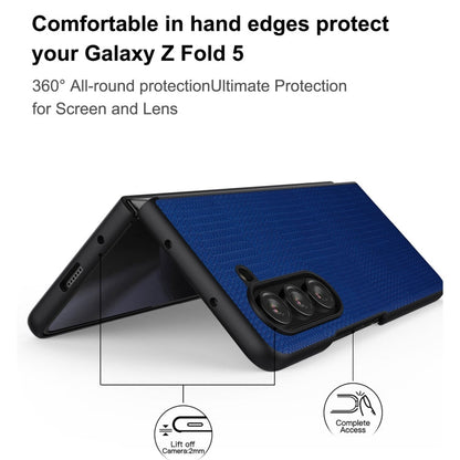 Pour Samsung Galaxy Z Fold5 Étui de protection antichoc en TPU + PC de la série ViLi (bleu)