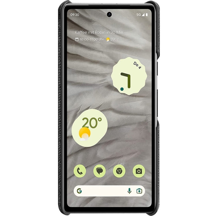 For Google Pixel 7a imak Ruiyi Series Cloth Texture PU + PC Phone Case(Black)
