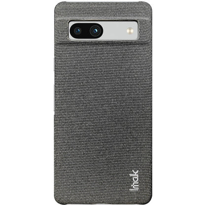 For Google Pixel 7a imak Ruiyi Series Cloth Texture PU + PC Phone Case(Dark Grey)